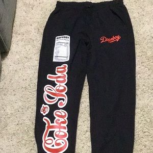 Dopeboy black sweat pants L